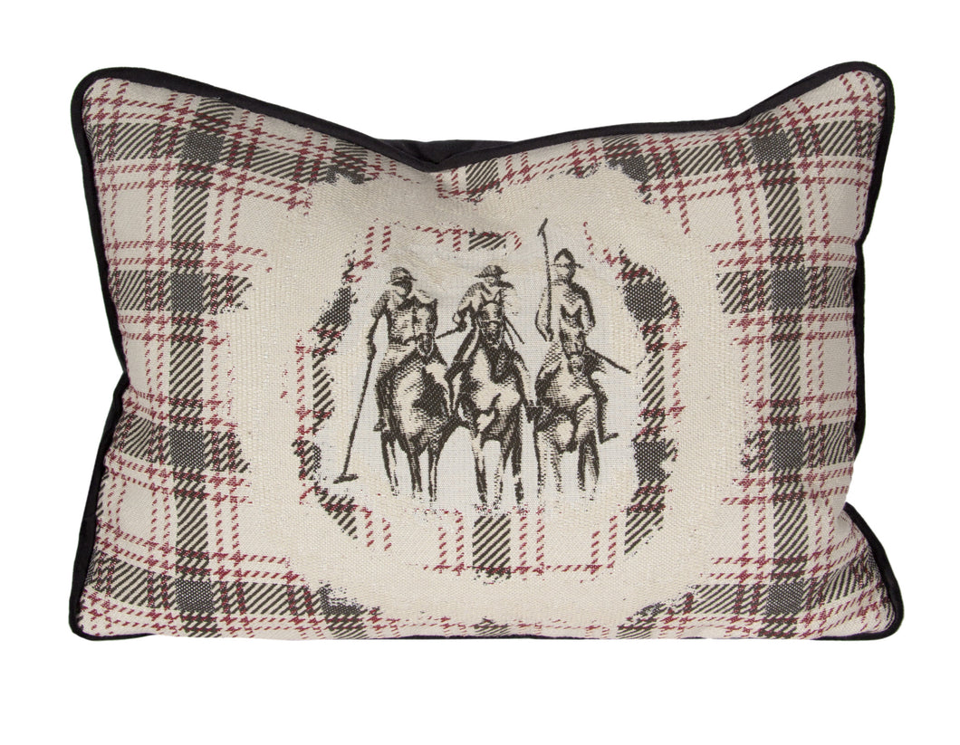 Country Style City Chic Giddy Up Sophisticated Riders with a Flat Piped Edge on a 14