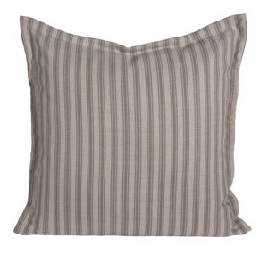 L647-STRP 22X22" Pillow with a Feather Insert and a Coordinating Ticking Stripe on the Reverse part of The Lake House Collection