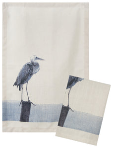 L771-ELEM Guest Towels Blue Heron 16x24" Set of 2