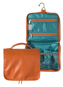 L789-3126 Ultimate Hangup Mandarin Orange, Comes with Hanger and double Zipper for easy travelling and to keep everything contained. Part of the Cosmetic and Travel Collection 10.5"x17"x4"